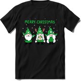 Kerstkabouter Buddy Kerst T-shirt | Groen | Jongens / Meisjes | Grappige Foute kersttrui Shirt Cadeau | Kindershirt | Leuke Elf, Rendier, Kerstboom en Kerstballen Ontwerpen. Maat 1