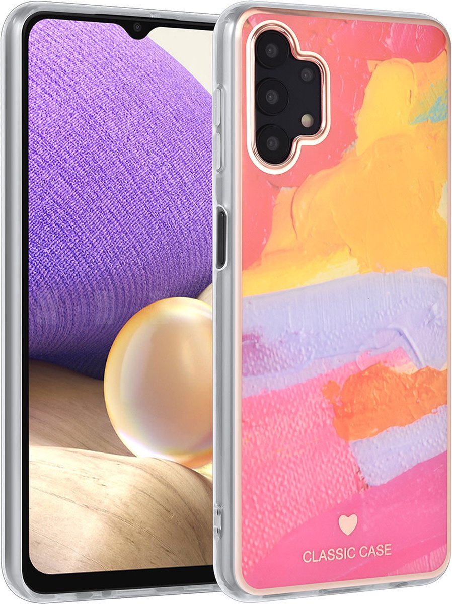 UNIQ Classic Case Samsung Galaxy A32 5G TPU Back Cover hoesje - Graffiti