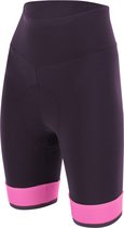 Santini Fietsbroek kort zonder bretels Paars Dames - Giada Lux Shorts Gilevo Seat Pad For Women Vigneto Purple - M