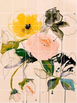 IXXI Still Life with Roses - Leigh Viner - Wanddecoratie -  160cm x 120cm