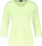 TAIFUN Dames Shirt met 3/4-mouwen en contrastnaden OEKO-TEX Standard 100