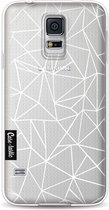 Casetastic Abstraction Outline White Transparent - Samsung Galaxy S5