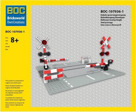 Enkele Spoorwegovergang / Lego Designs By BOC | bol.com