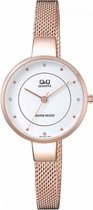 Q&Q prachtige dames horloge rosékleurig- QA17J011Y