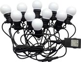 V-tac VT-71020 LED Prikkabel - 10 m incl. stekkerIncl. - 20x 0,5w LED Lampen - 6000K - Daglicht Wit