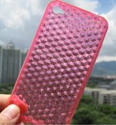 TPU Case Apple iPhone 4 | 4S Diamond Pattern Pink