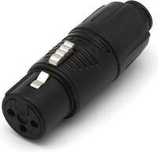REAN TINY - XLR-ADAPTER VROUWELIJK NAAR MANNELIJK - ZWART (RA3FTB ...