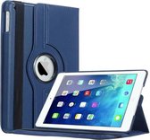 iPad (2017) 9.7 - 5e Generatie Hoes 360 Graden Multi-Stand Case Draaibaar - Donker Blauw