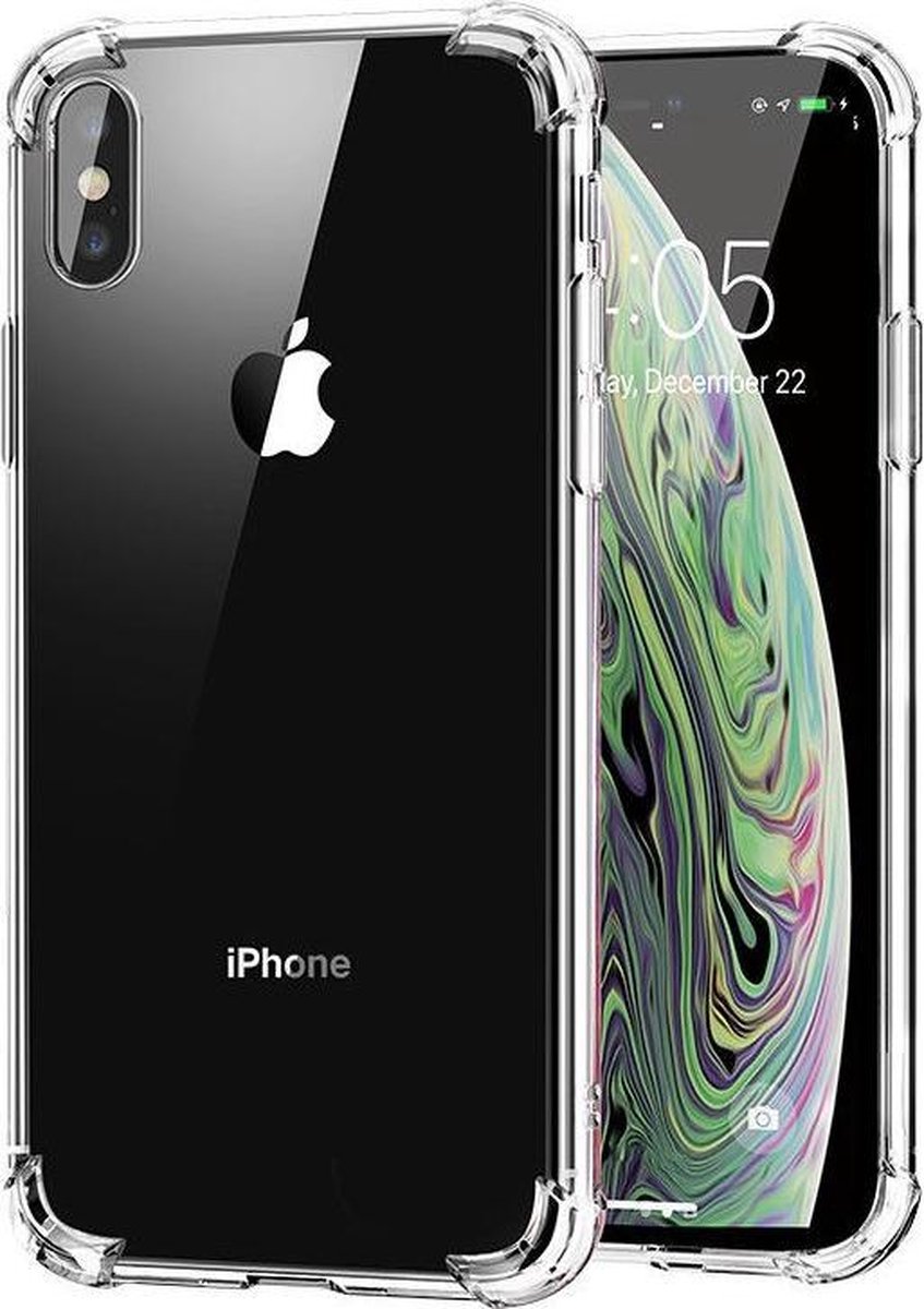 iPhone XR hoes - Anti-Shock TPU Back Cover - Transparant