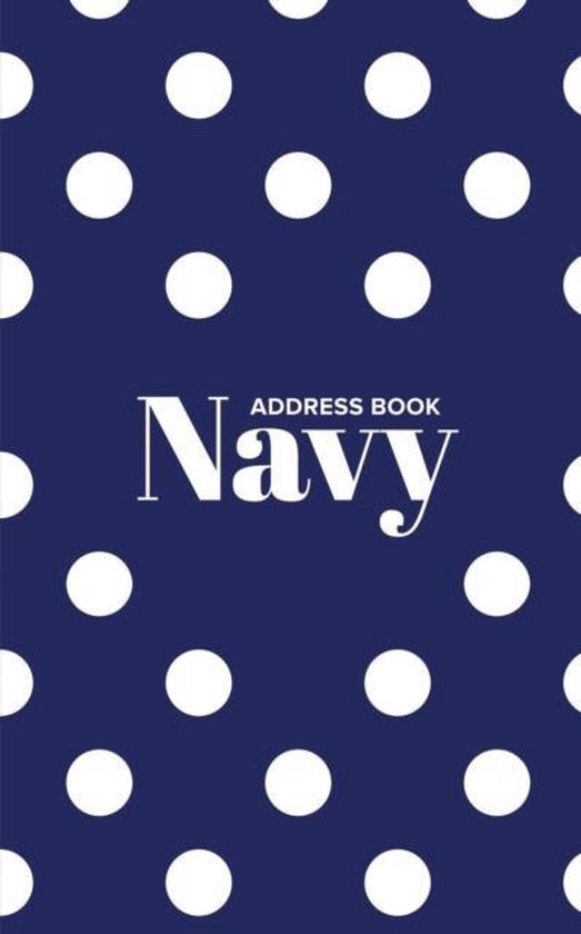 Address Book Navy - cover