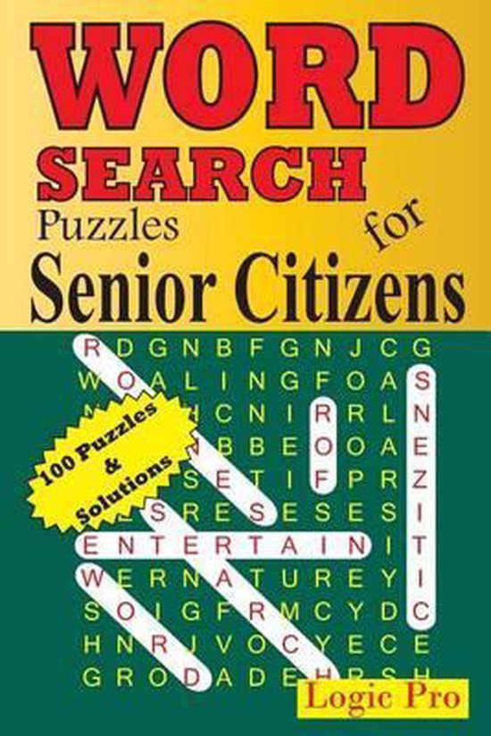 Word Search Puzzles for Senior Citizens 9781502584069 Logic Pro