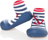 Chaussures enfant rouge marine, chaussons taille 22,5