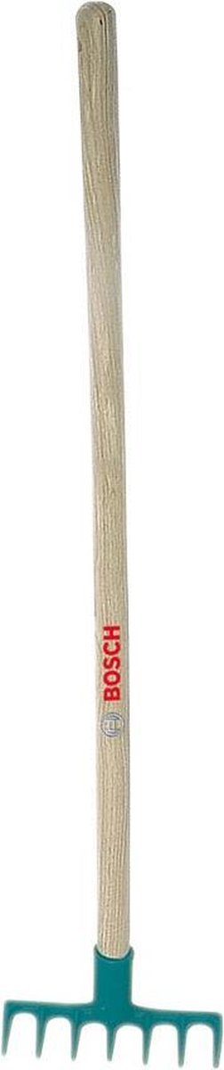 Râteau à Feuilles Enfant Bosch Garten - Jouet Jardinage 3 Ans - Manche Bois Solide - 93cm - Pour Imiter Papa/Maman