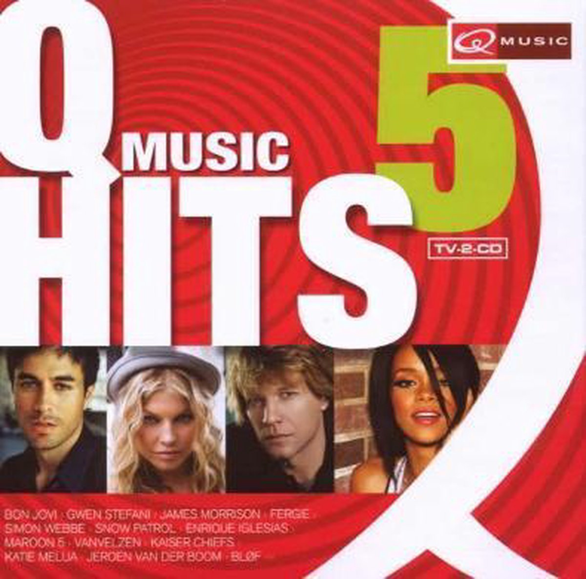 Q Music Hits 5 - Enrique Iglesias, Maroon 5, John Legend, Bon Jovi, John Mayer, Di-Rect