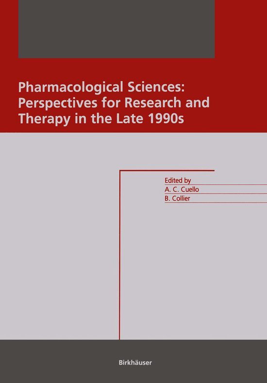 Pharmacological Sciences: Perspectives for Research and Ther ... - cover