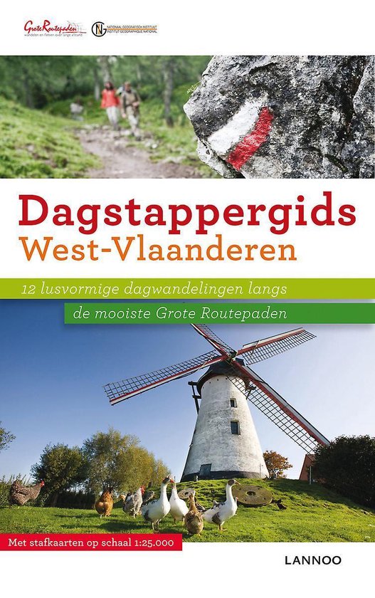 Cover van het boek 'Dagstappergids West-Vlaanderen' van Geert Dujardin