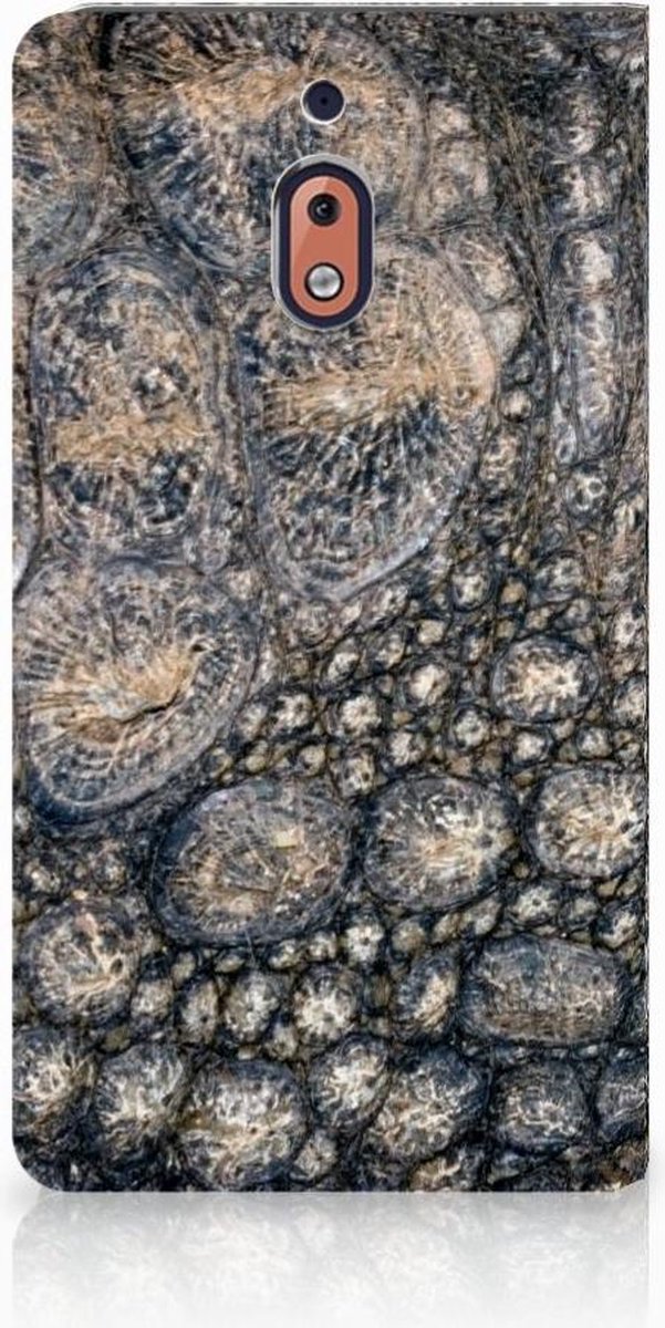 Nokia 2.1 2018 Hoesje maken Krokodillenprint