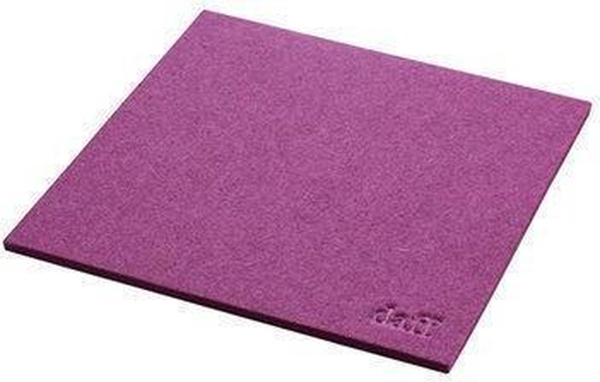 Daff Onderzetter - Vilt - Vierkant - 20 x 20 cm - Mallow mel. - Grijs