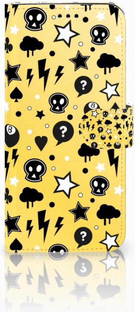 Telefoonhoesje met Naam Samsung Galaxy S9 Plus Punk Geel