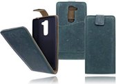 Devills LG G2 Mini Lederen Flip Case Hoesje Green