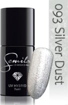 093 UV Hybrid Semilac Silver Dust 7 ml.