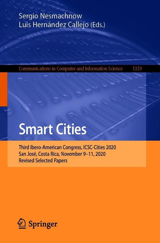 Springer Nature Proceedings Computer Science - Smart Cities - cover