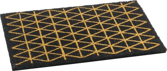 Relaxdays deurmat kokos, voor binnen en buiten, antislip, rechthoekig, HBD 2 x 90 x 60 cm, kokosmat, natuur Relaxdays deurmat kokos, voor binnen en buiten, antislip, rechthoekig, HBD 2 x 90 x 60 cm, kokosmat, natuur