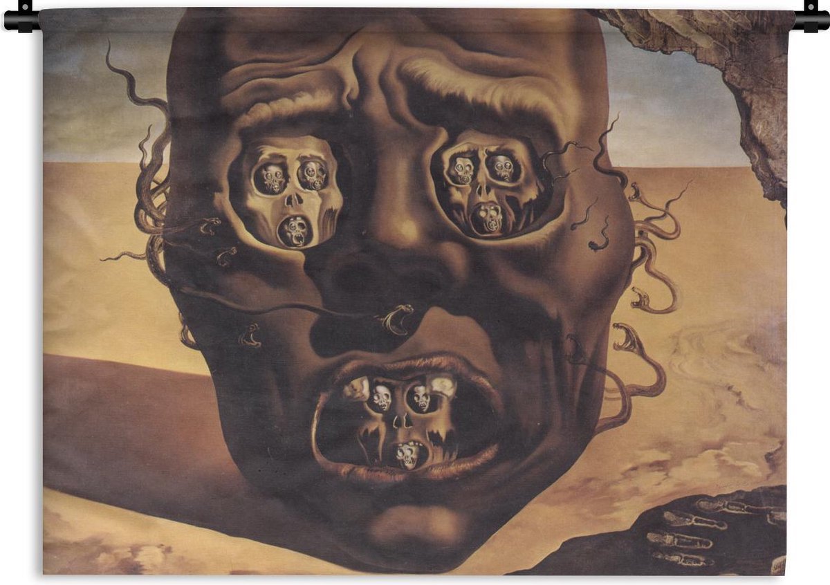 Tenture murale Salvador Dali 2 - Le visage de la guerre - Peinture de ...