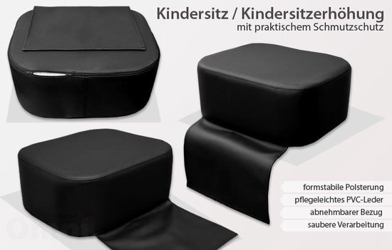 Kappersstoel zwart van Merkloos — afbeelding 2