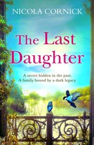 Boekcover Nicola Cornick 'The Last Daughter'. Landschap met een meer en twee vogels, een blauwe en een zwarte.