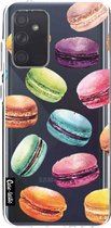 Casetastic Samsung Galaxy A72 (2021) 5G / Galaxy A72 (2021) 4G Hoesje - Softcover Hoesje met Design - Macaron Mania Print