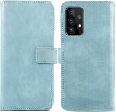 Coque Samsung Galaxy A72 avec porte-cartes - Bookcase de Luxe iMoshion - Bleu clair