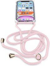Cellularline - iPhone 11, hoesje aanpasbaar koord, roze