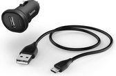 Hama Auto-oplaadset Picco Micro-USB 1 A Oplader + Oplaadkabel 1,4 M Zwart