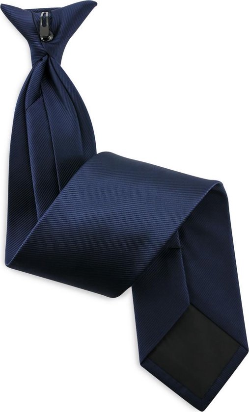 We Love Ties - Veiligheidsdas marineblauw - geweven polyester repp - We Love Ties