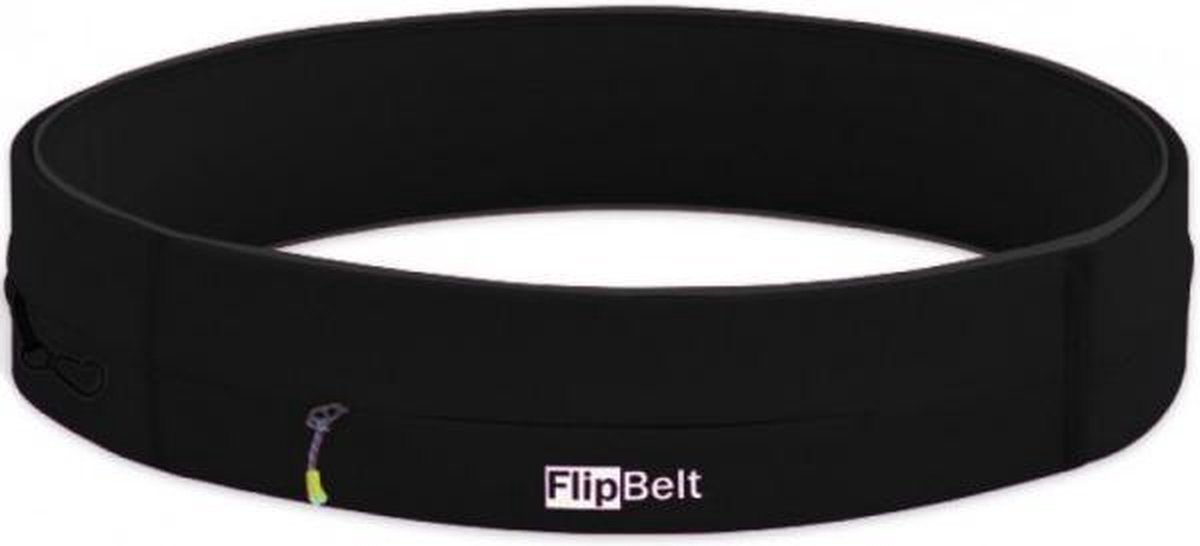 Flipbelt Zipper Zwart - Running belt - Hardloopriem - L