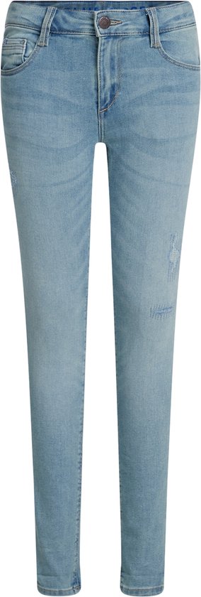 WE Fashion Jongens skinny fit jeans met slijtagedetails | bol.com