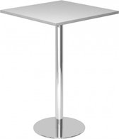 hjh OFFICE PRO Bistro H88Q C - Systeem conferentietafel Grijs / Chroom