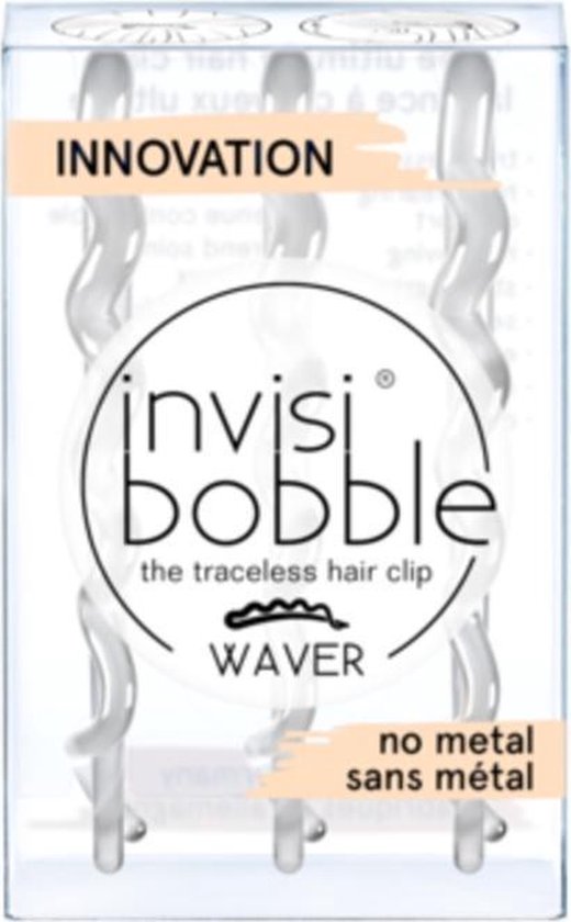 Invisibobble - Waver - Crystal Clear (3 Haarclips)