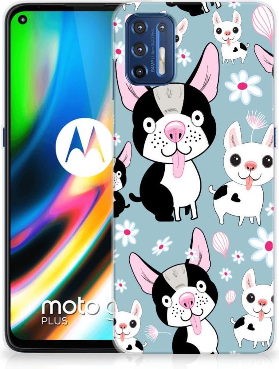 Motorola Moto G9 Plus TPU Hoesje Hondjes