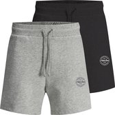 JACK&JONES JUNIOR JJIMORE SWEAT SHORTS 2PK MP JR Jongens Broek - Maat 176