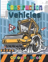 Construction vehicles Coloring Book