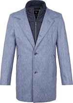 Suitable Geke Coat Streep Blauw - maat 56