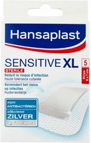Hansaplast Sensitive Antibacterieel Zilver Pleisters XL - 5 stuks