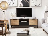 Beliani ARKLEY - TV-meubel - zwart - vezelplaat