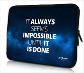 Laptophoes 13,3 inch impossible - Sleevy - laptop sleeve - Sleevy collectie 300+ designs