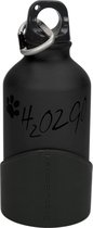 H2O2GO Waterfles - Zwart - 350 ml