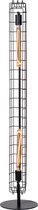 Lucide LATTICE - Vloerlamp - 2xE27 - Zwart