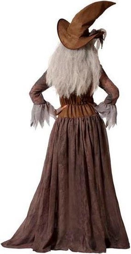 ATOSA ES - Vermomming met bruine heksenhoed vrouw - Bruin