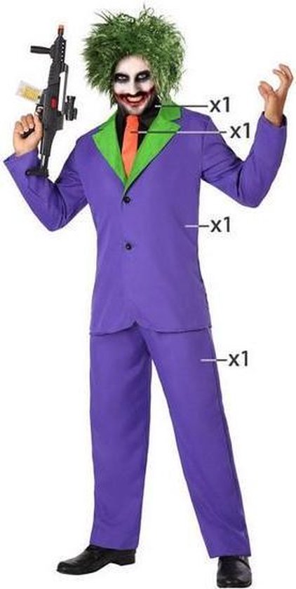 Kostuums voor Volwassenen Joker Clown
